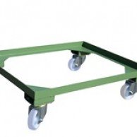 OPTIONAL : carrello con 2 ruote fisse e 2 girevoli